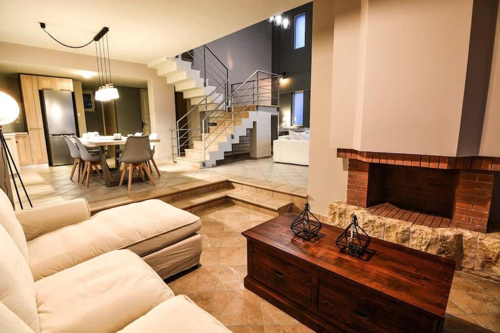 Aigli Luxurious Villa Kato Pitsa Dış mekan fotoğraf